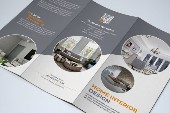 TriFold Interior Brochure Template