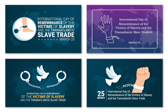 13 Remembrance of the Victims of Slavery and Slave Trade Illustration