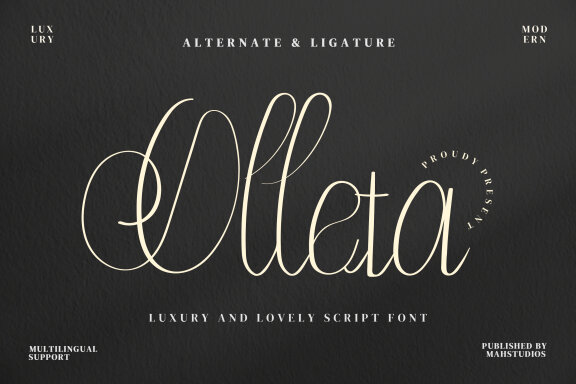 Olleta Script Fonts
