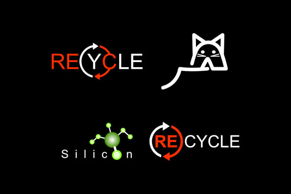 cat arabic recycle atom silicon - Free Logo Shapes