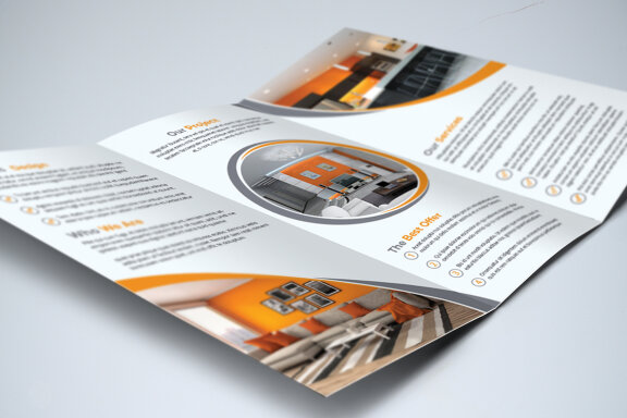 TriFold Interior Brochure Template