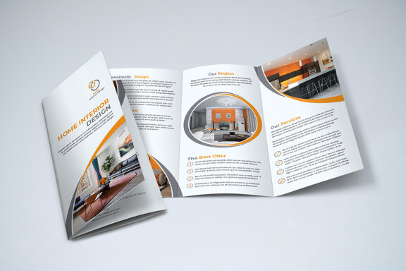 TriFold Interior Brochure Template