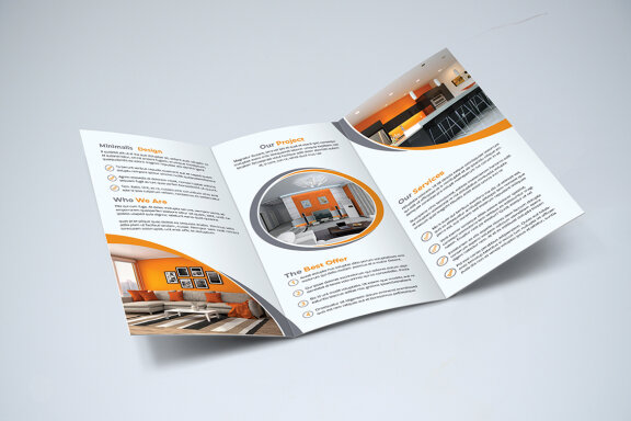 TriFold Interior Brochure Template