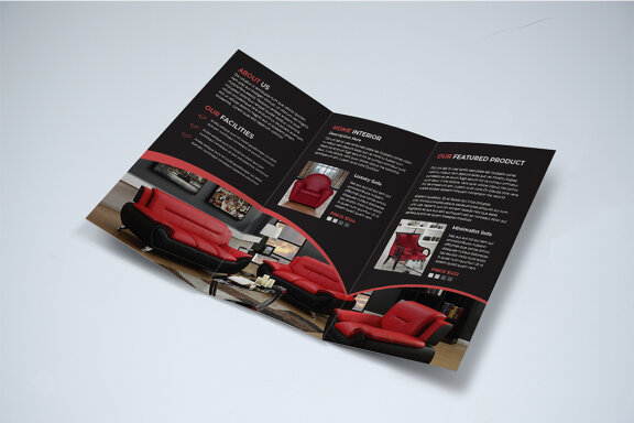 TriFold Interior Brochure Template