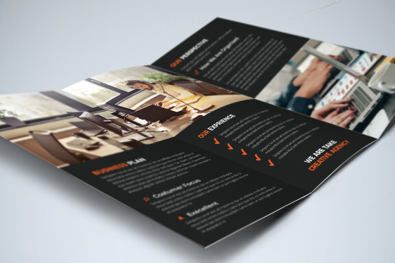TriFold Business Brochure Template
