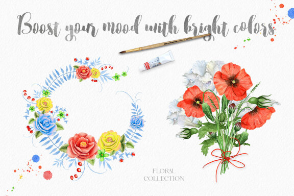 Wreaths and Bouquets collection
