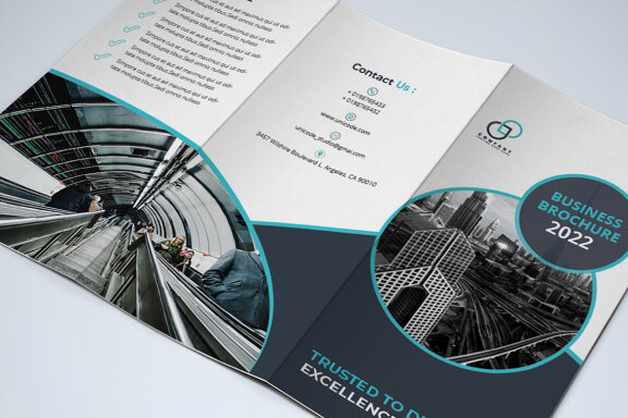 TriFold Business Brochure Template