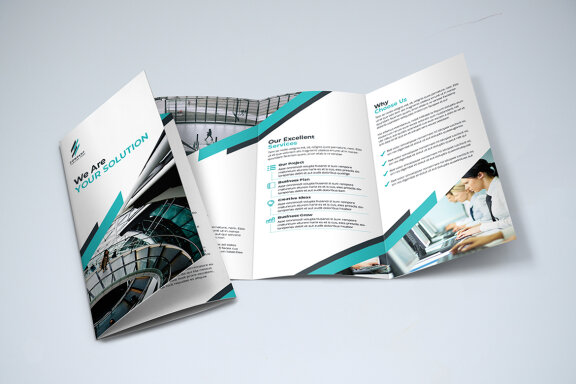 TriFold Business Brochure Template