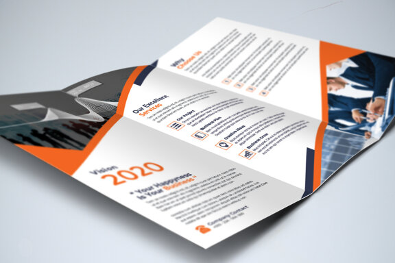 TriFold Business Brochure Template