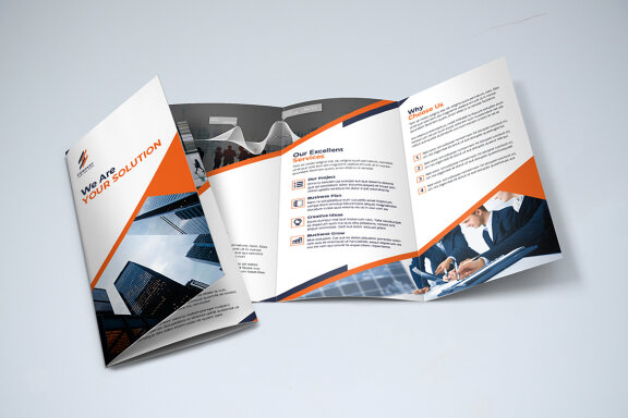 TriFold Business Brochure Template