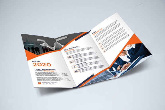 TriFold Business Brochure Template
