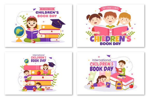 15 International Children's Book Day Illustration