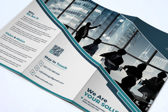 TriFold Business Brochure Template