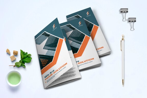 TriFold Business Brochure Tempate
