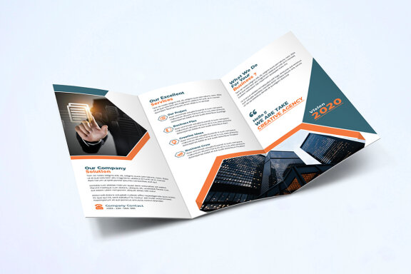 TriFold Business Brochure Tempate