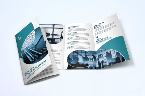 TriFold Business Brochure Template