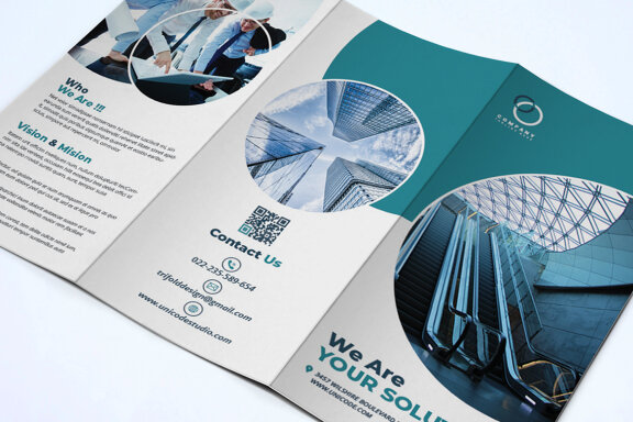 TriFold Business Brochure Template