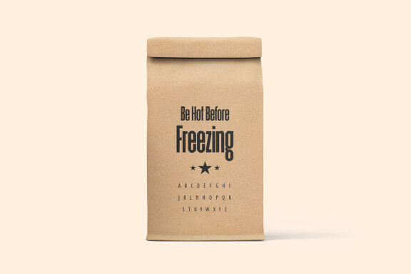 Craft Paper Coffee Bag Mockup Versatile Use of Reusable Product Brand Identity