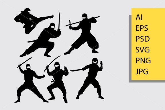 Ninja silhouette