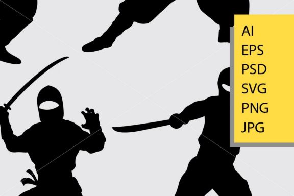 Ninja silhouette