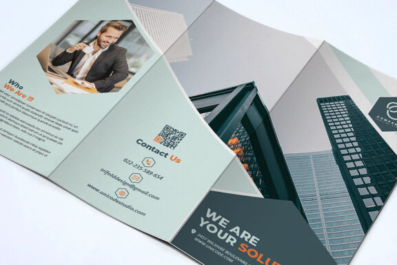 TriFold Business Brochure Template