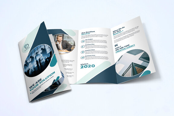 TriFold Business Brochure Template