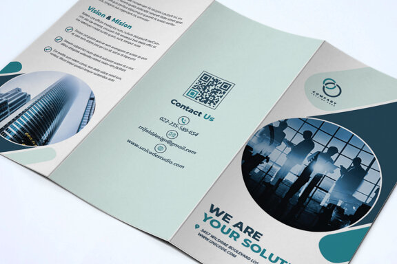 TriFold Business Brochure Template