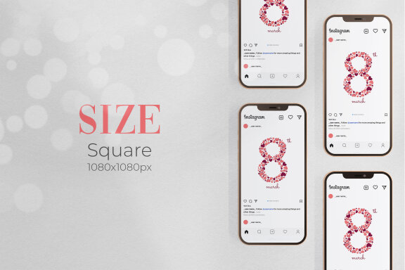 Women's Day Editable Banner - JPG / Eps / Canva Template