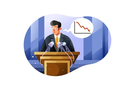 Press conference on the economic crisis