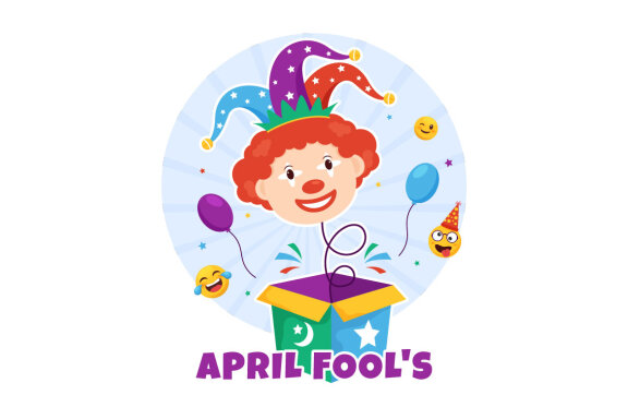 15 Happy April Fools Day FREE Illustration