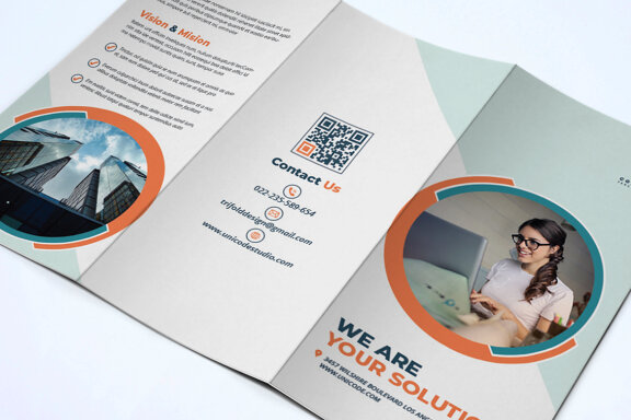 TriFold FREE Business Brochure Template