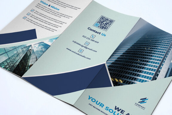 TriFold Business Brochure Template