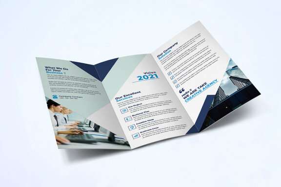 TriFold Business Brochure Template
