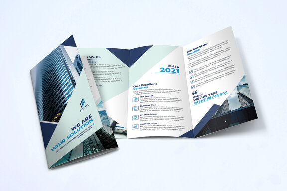 TriFold Business Brochure Template