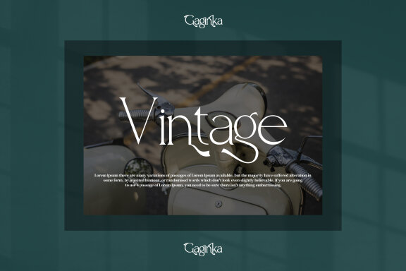 Gaginka Serif Fonts