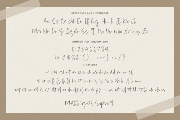 Hidden Beauty - Modern Script font