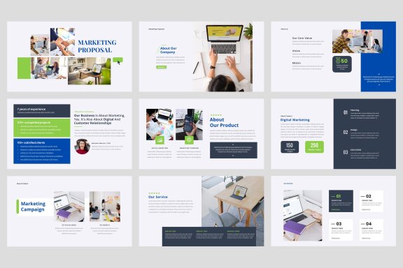 Marketing Proposal Google Slide Template