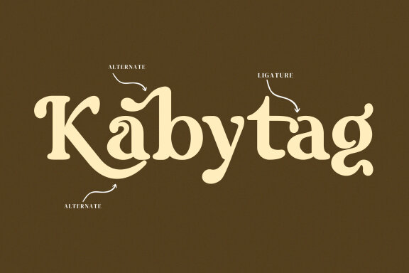 Kabytag Serif Fonts
