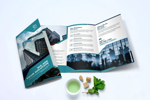 TriFold Business Brochure Template