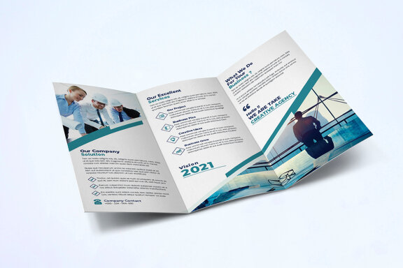 TriFold Business Brochure Template