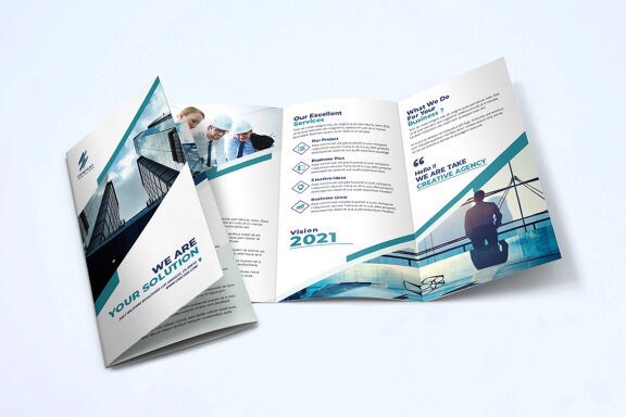 TriFold Business Brochure Template