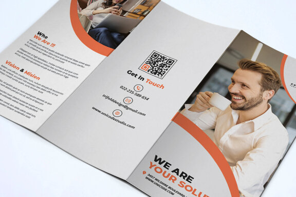TriFold Business Brochure Template