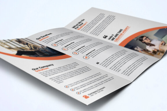 TriFold Business Brochure Template