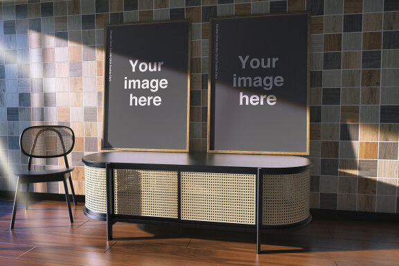 Simple Retro Mockups Scenes