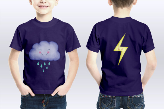 Kid's Illustrations Celestial Objects