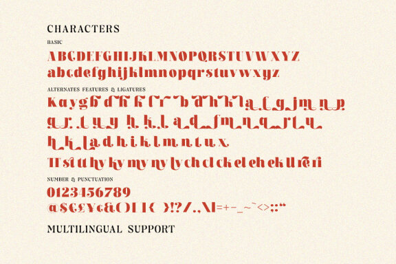 Billie Crimson - A Stylish Serif