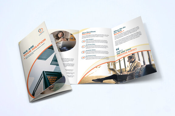 TriFold Business Brochure Template
