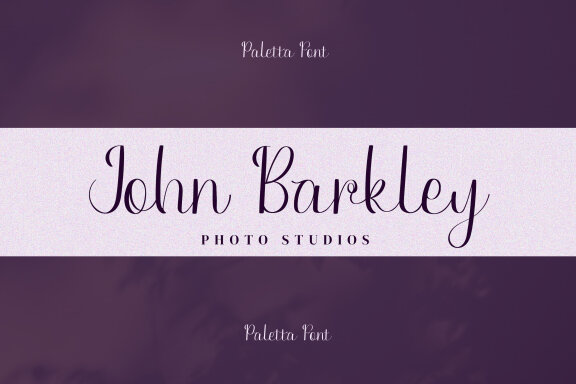 Paletta Script Fonts