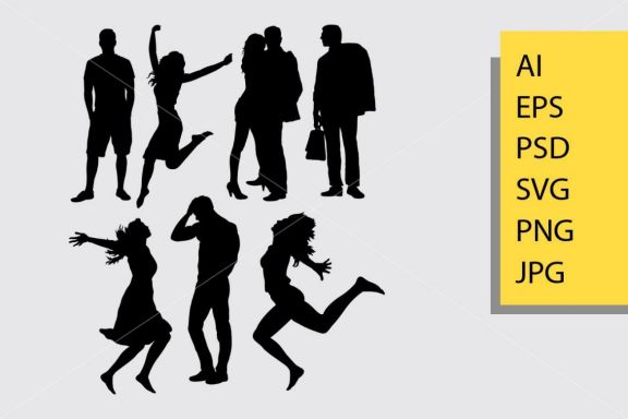 People silhouette