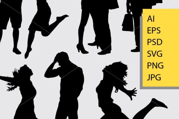 People silhouette
